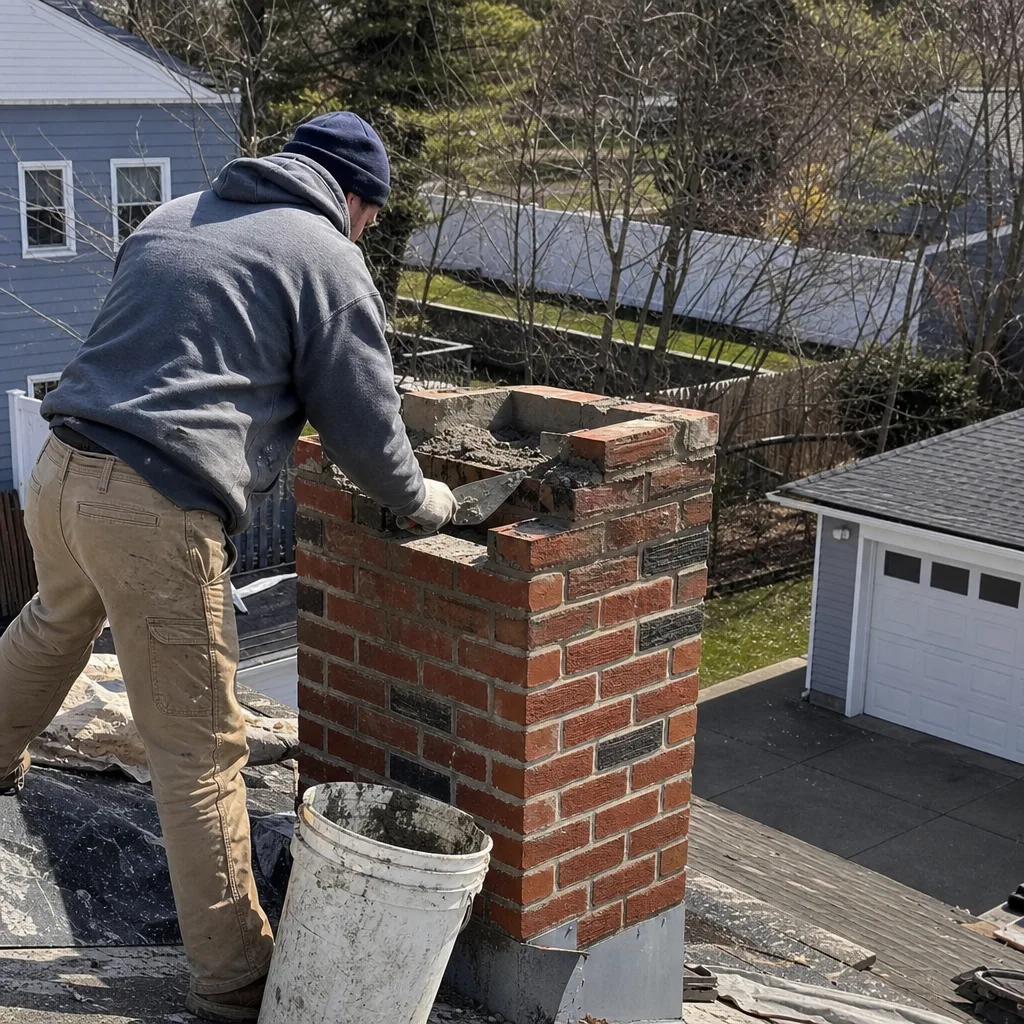 Chimney Cap & Crown Installation